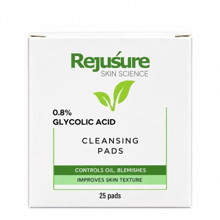 Rejusure Skin Science 0.8% Glycolic Acid Cleansing Pads